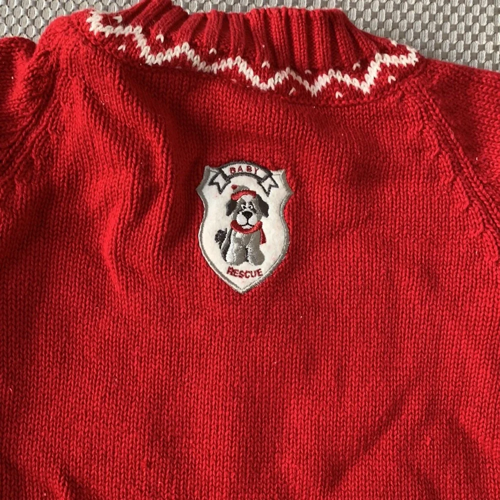 Nordstrom Baby winter jumper in red
